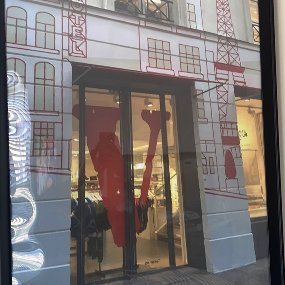 V Lone Store Front Wall Art